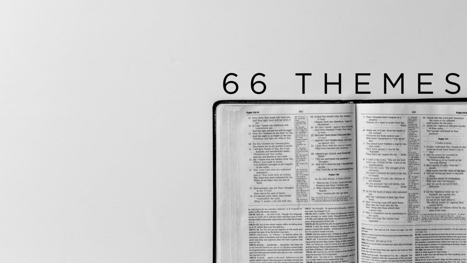 66 Themes [Memory Verse from Every Book in the Bible]